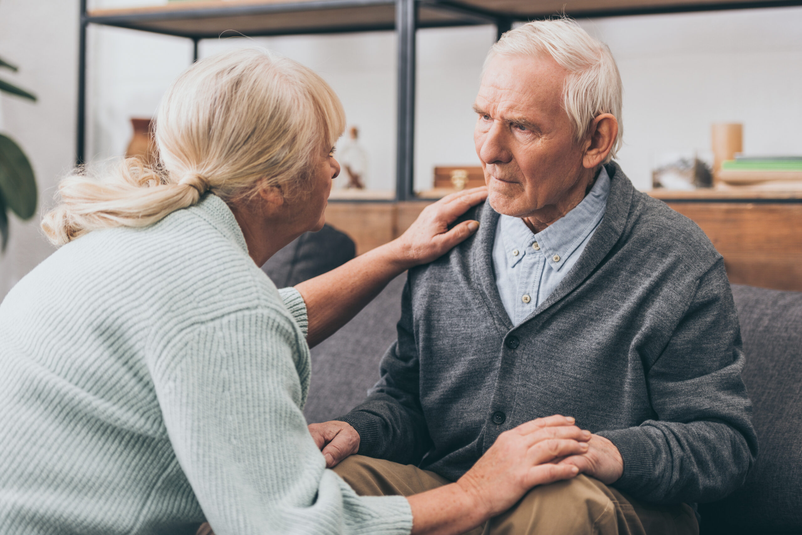 dementia patient and caregiver